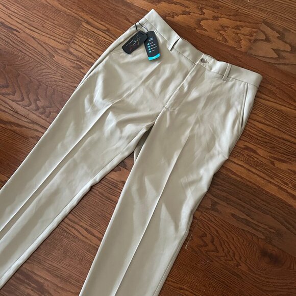 NWT Greg Norman Mens Classic Pro-fit Pants Size 34x32 Performance Wear Work Golf - Picture 6 of 10